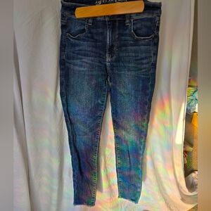 American Eagle Outfitters Dark Blue Skinny Jeans